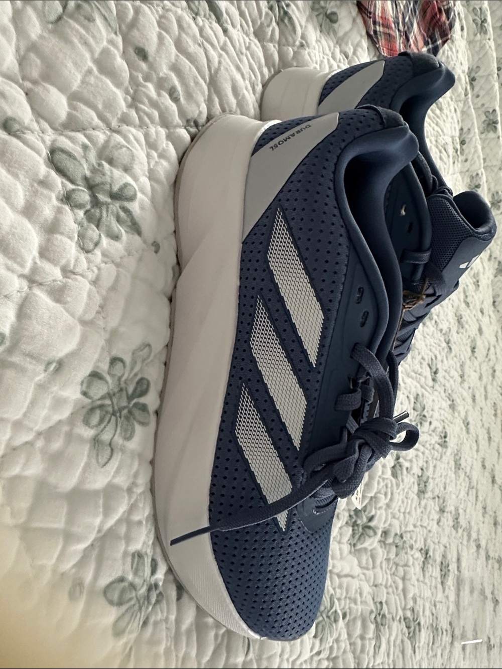 adidas Navy and White Running Shoes